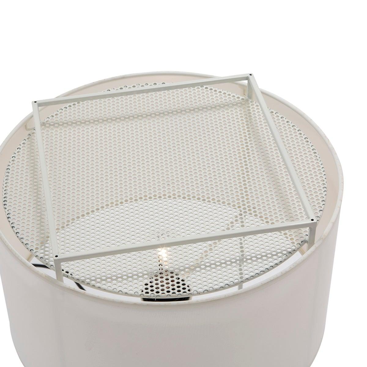 Metal Table Lamp W/Lampshade