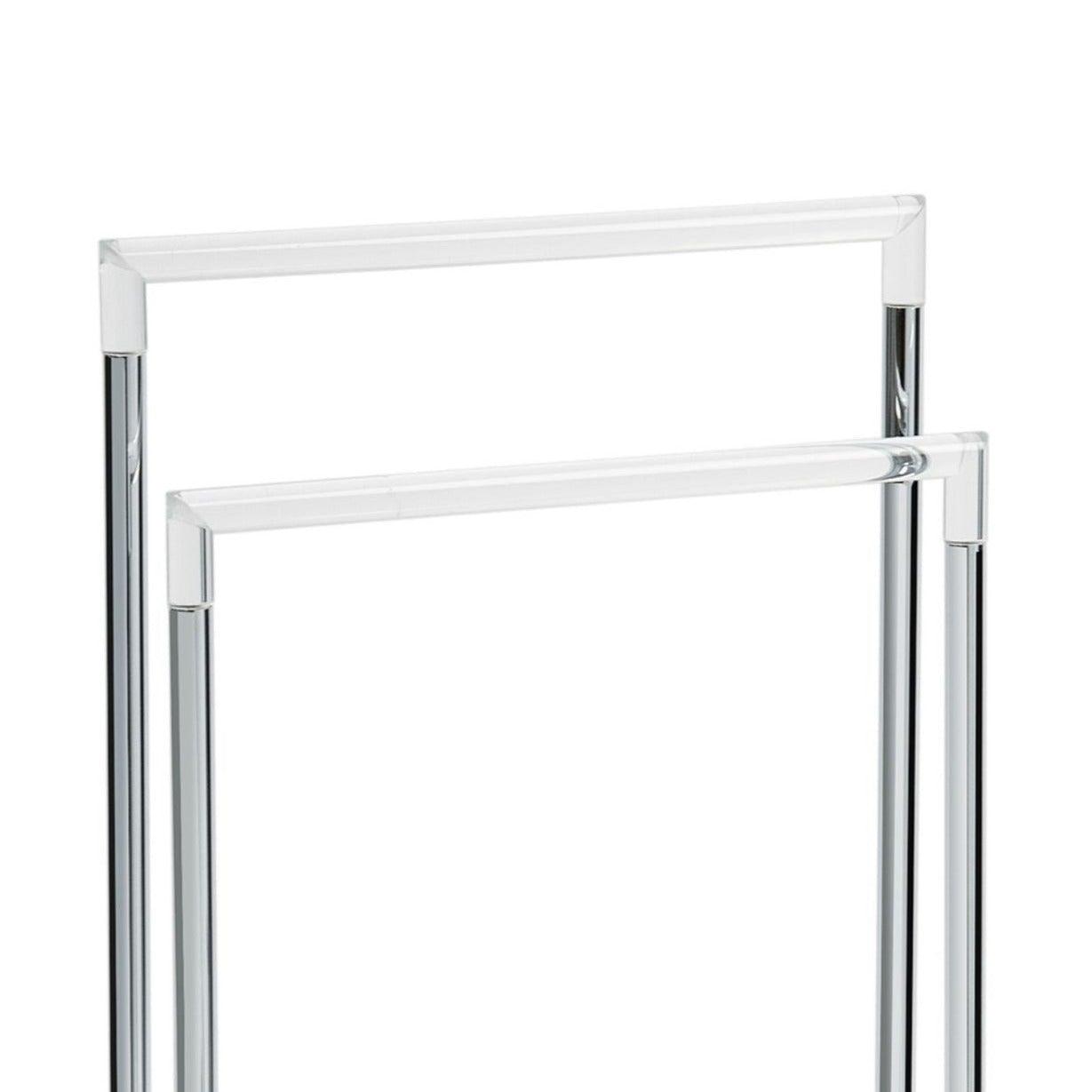 Metal Towel Rack W/Acrylic
