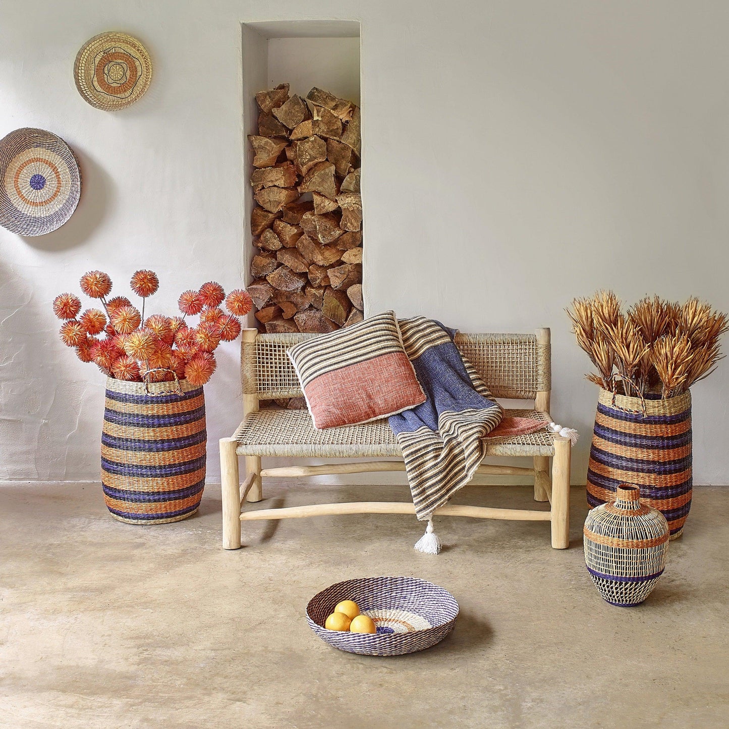 Multi Color Cotton Pillow