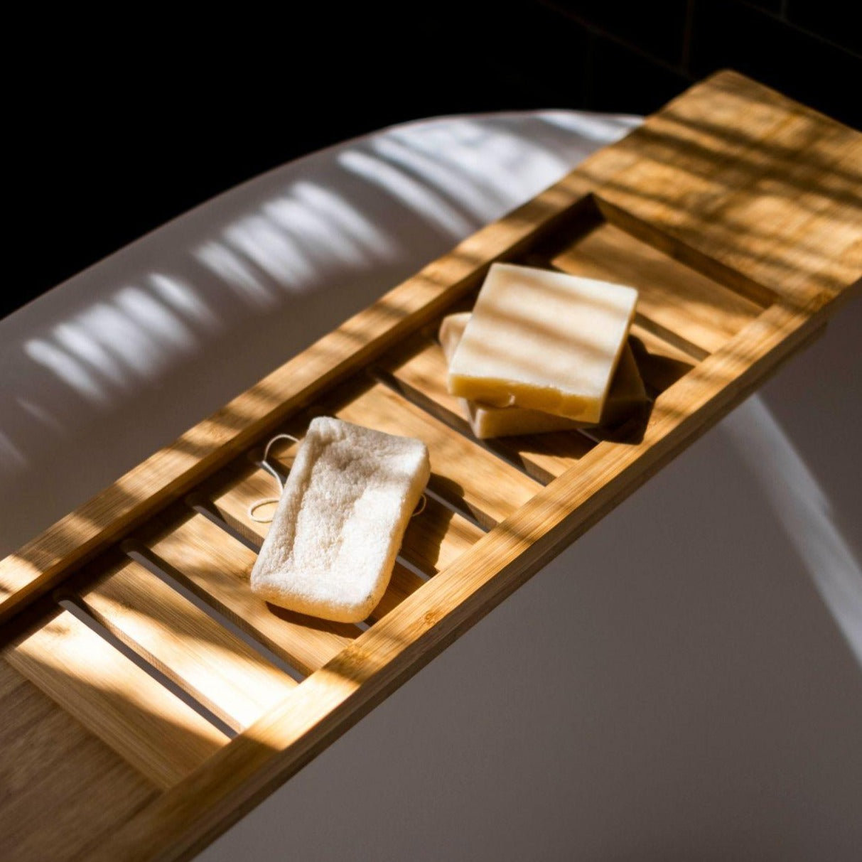 Nature Bamboo Bath Tray