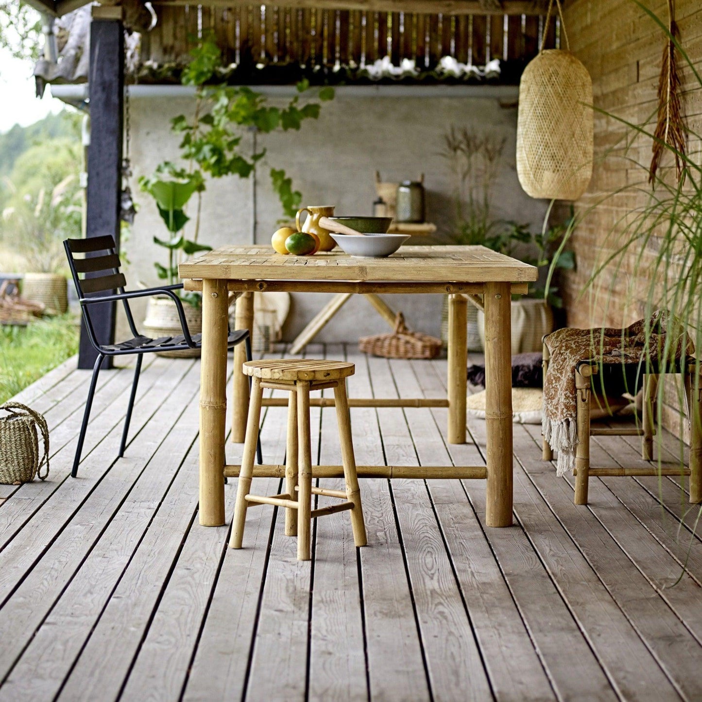 Nature Bamboo Stool