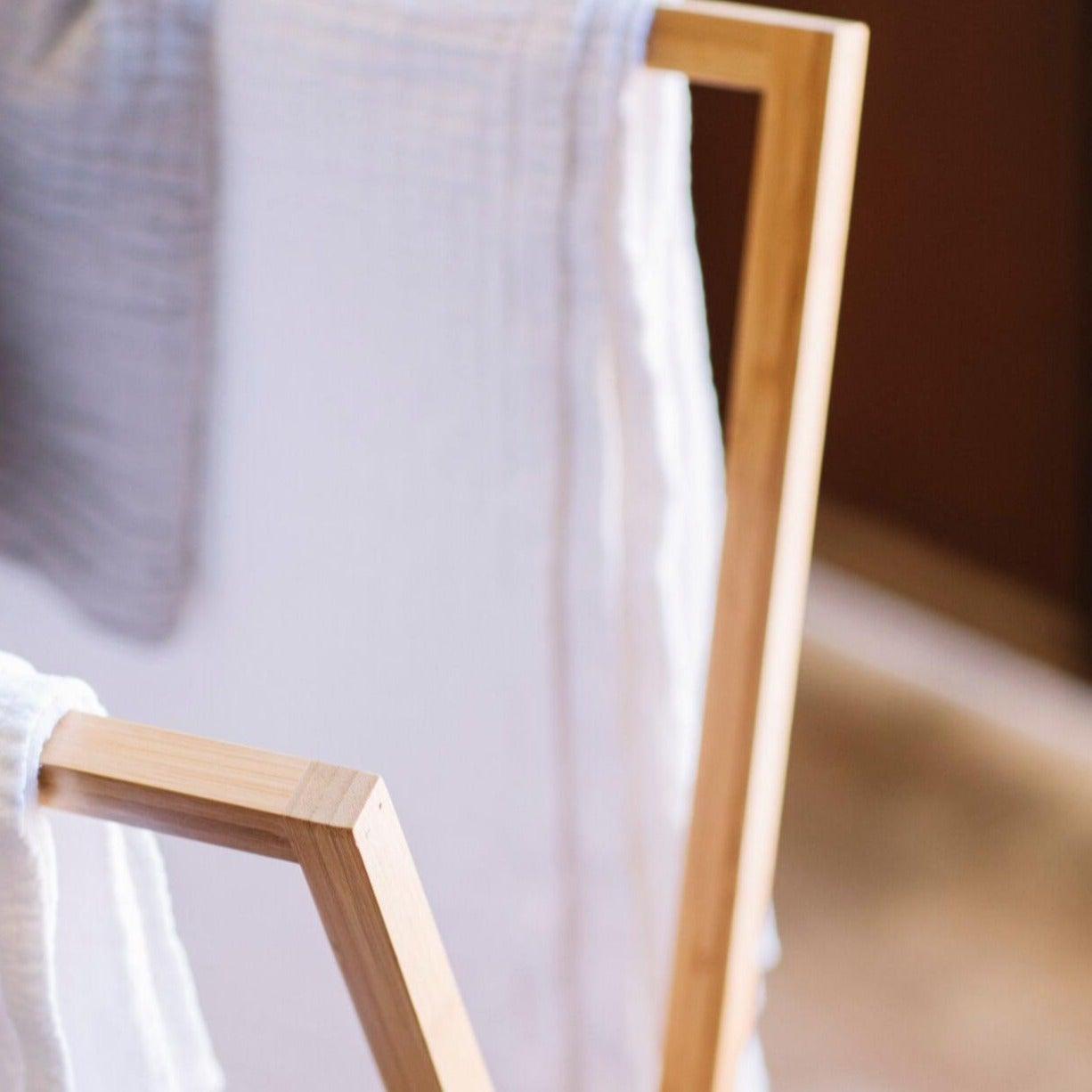 Nature Bamboo Towel Rack