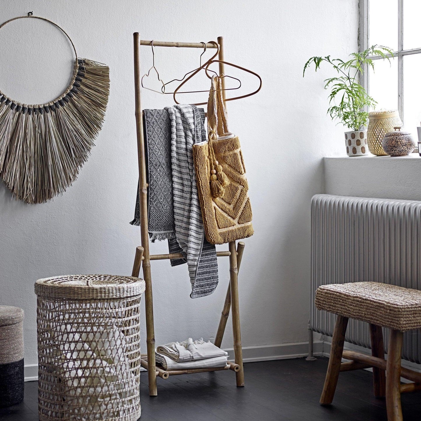 Nature Bamboo Towel Rack