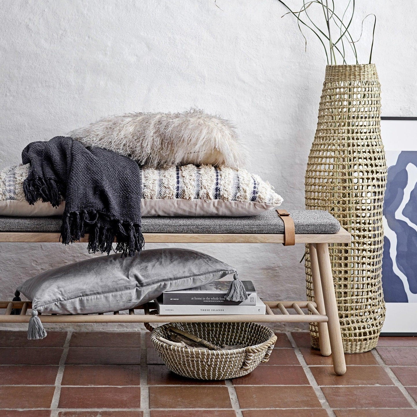 Nature Oak Wood Bench