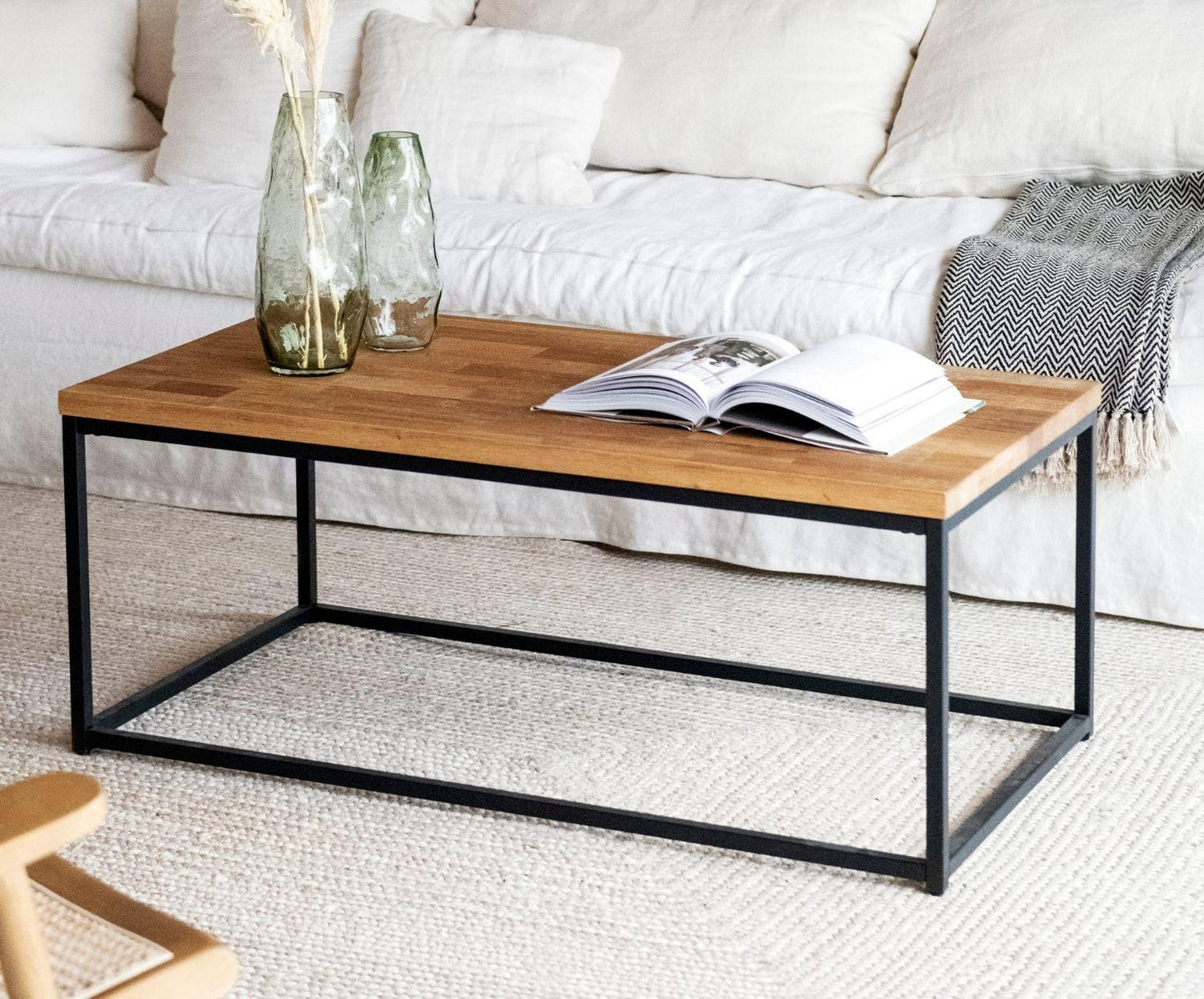 Nature Oak Wood Coffee Table