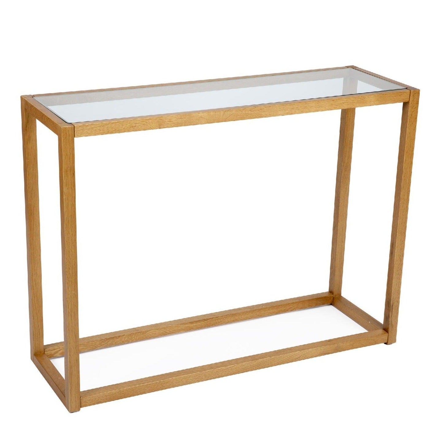Nature Oak Wood Console Table