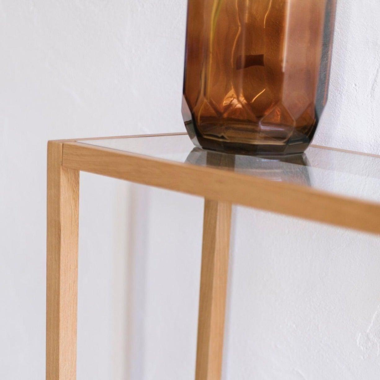 Nature Oak Wood Console Table