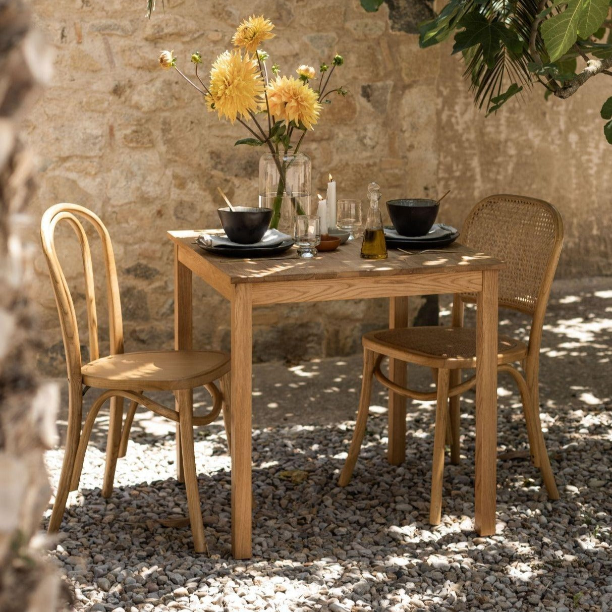 Nature Oak Wood Dining Table