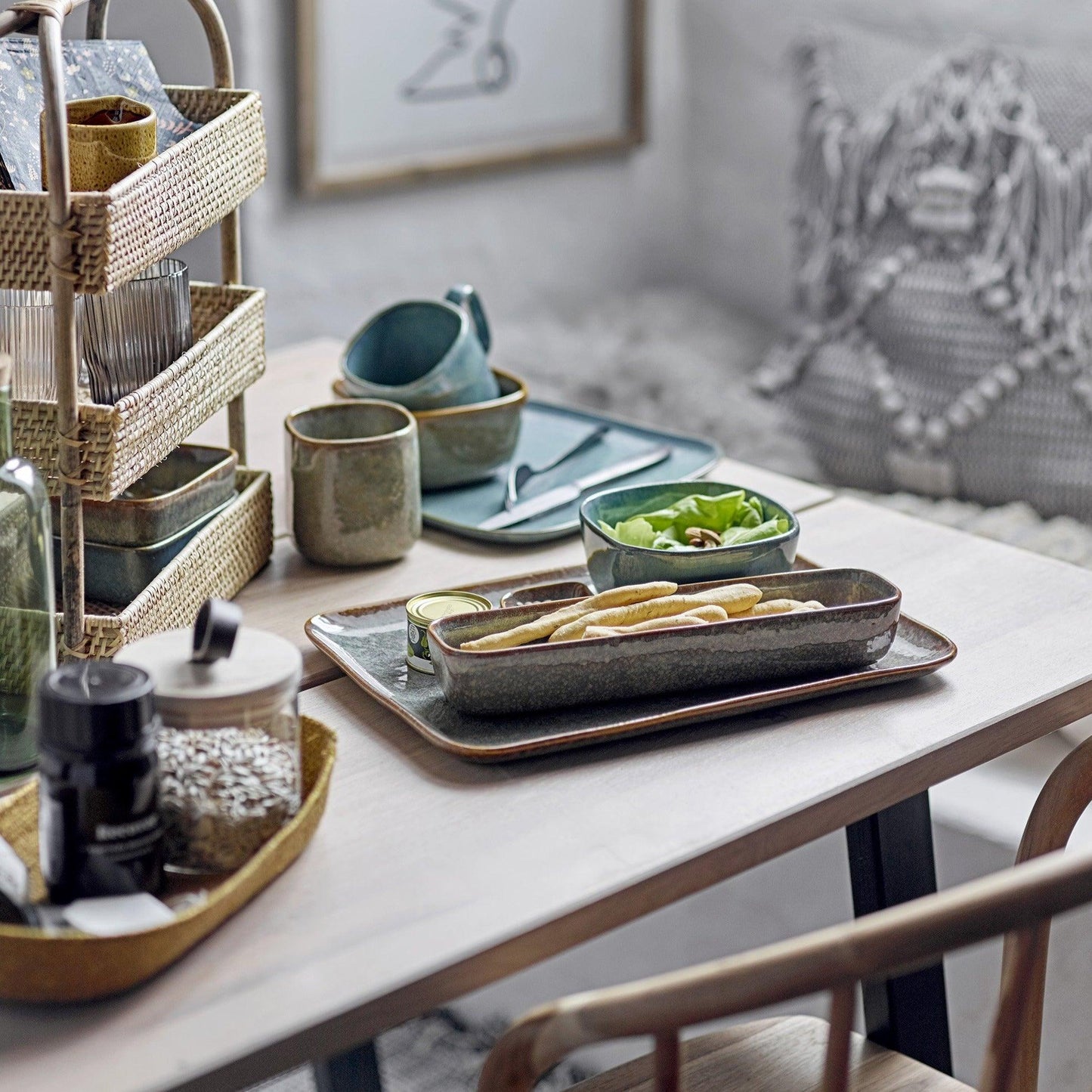 Nature Oak Wood Dining Table