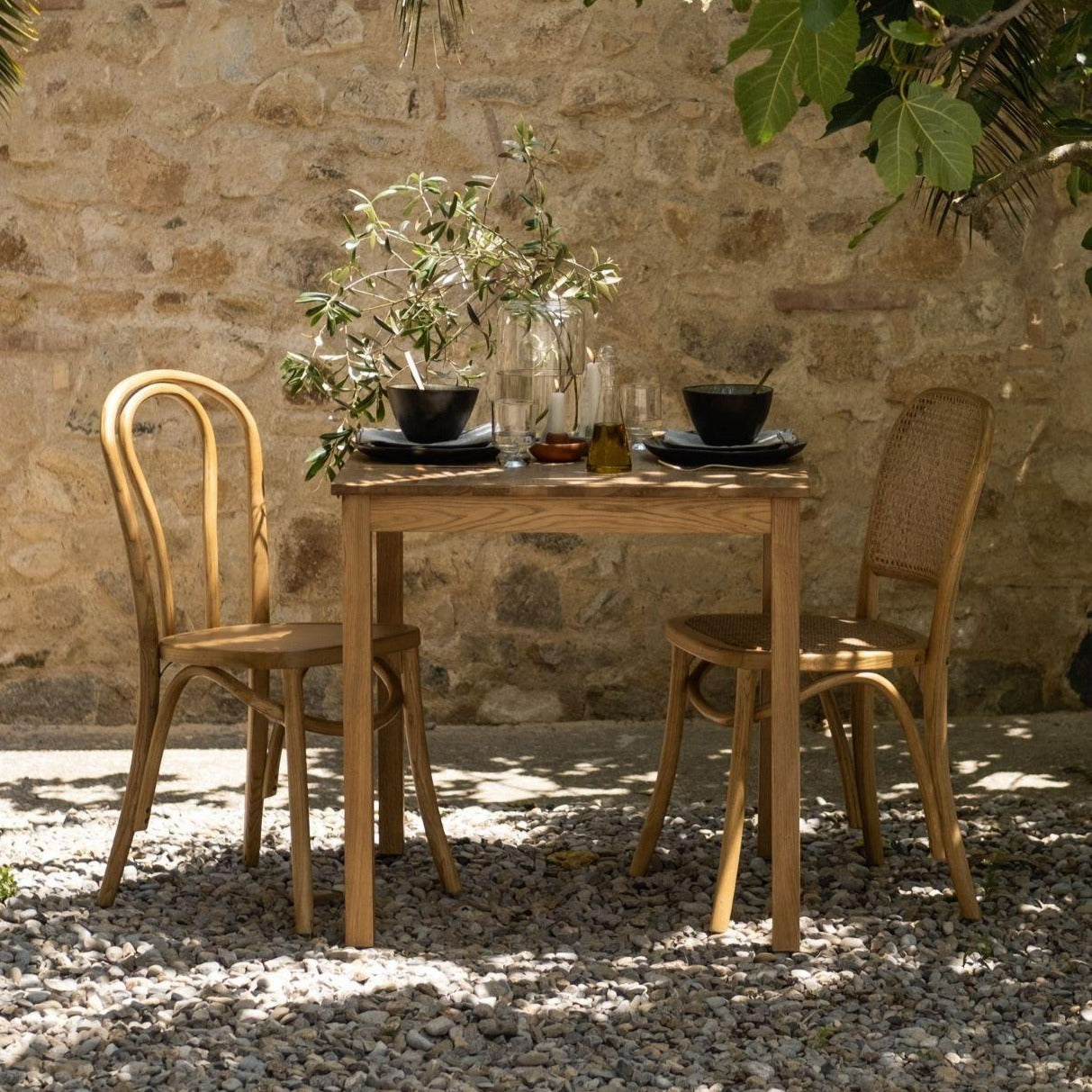 Nature Oak Wood Dining Table