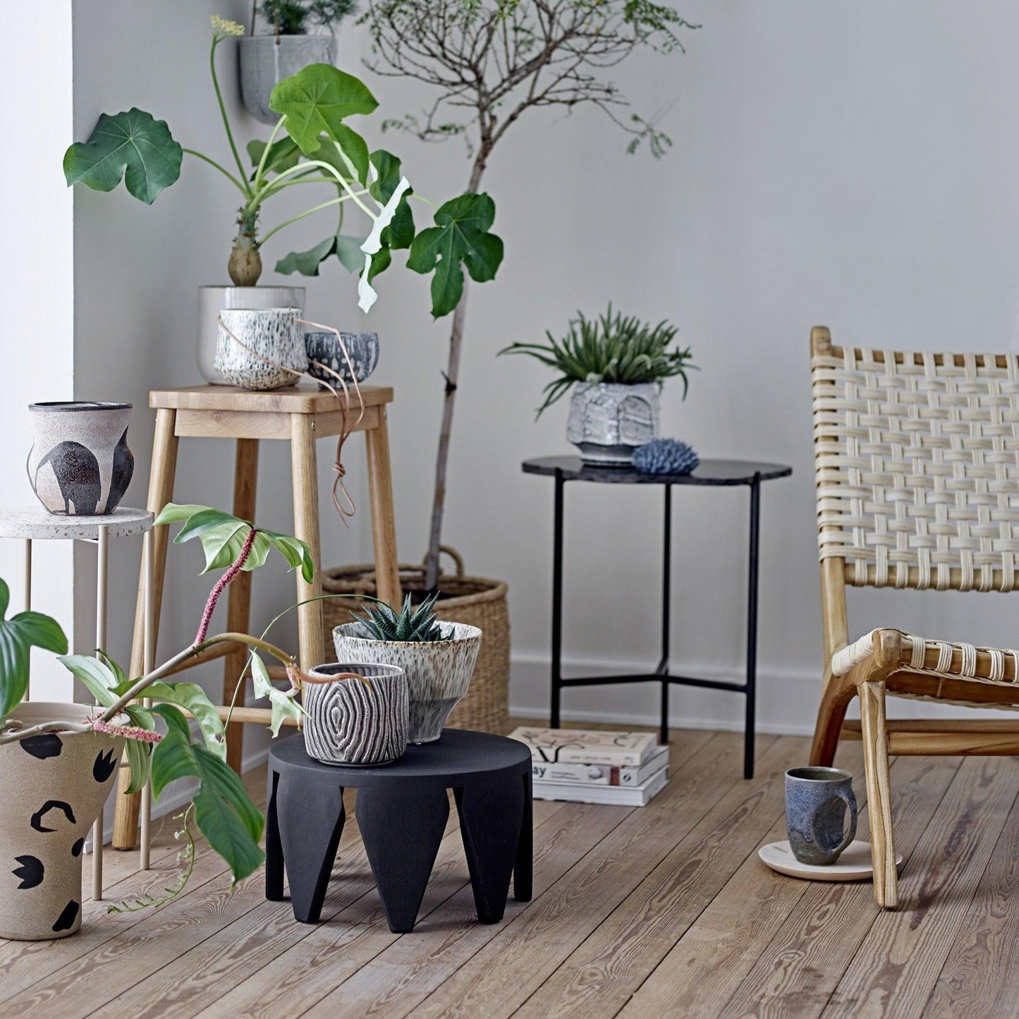 Nature Oak Wood Stool