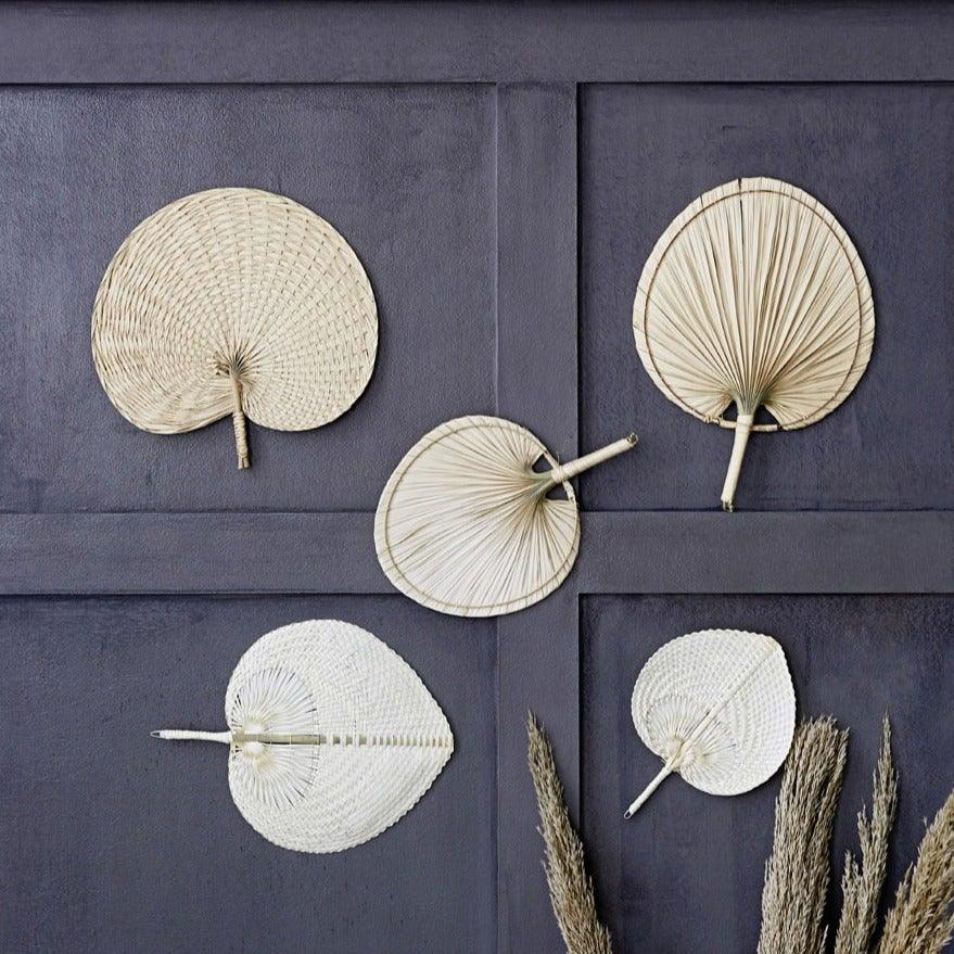 Nature Rafia Decorative Fan