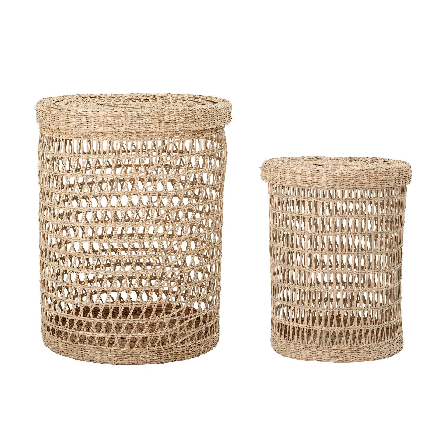 Nature Rafia Laundry Basket Set (x2)