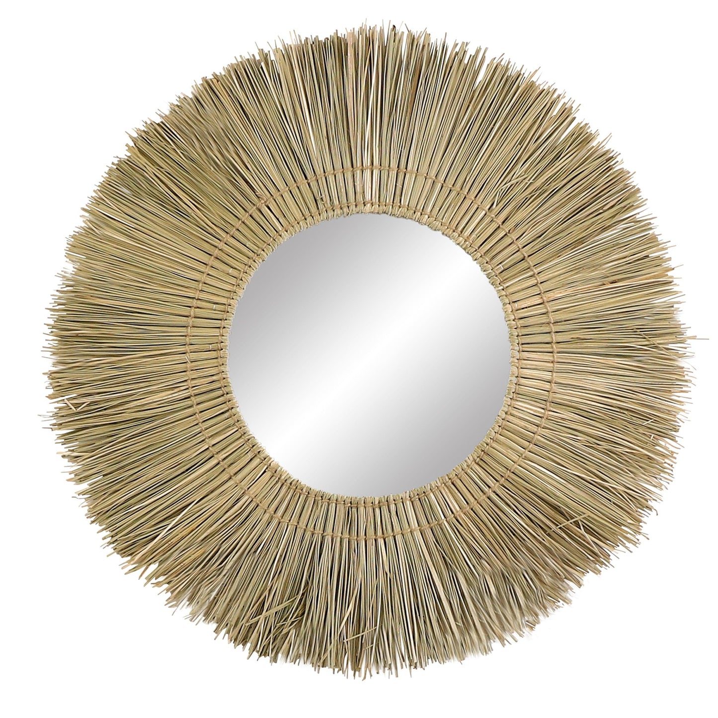 Nature Rafia Mirror