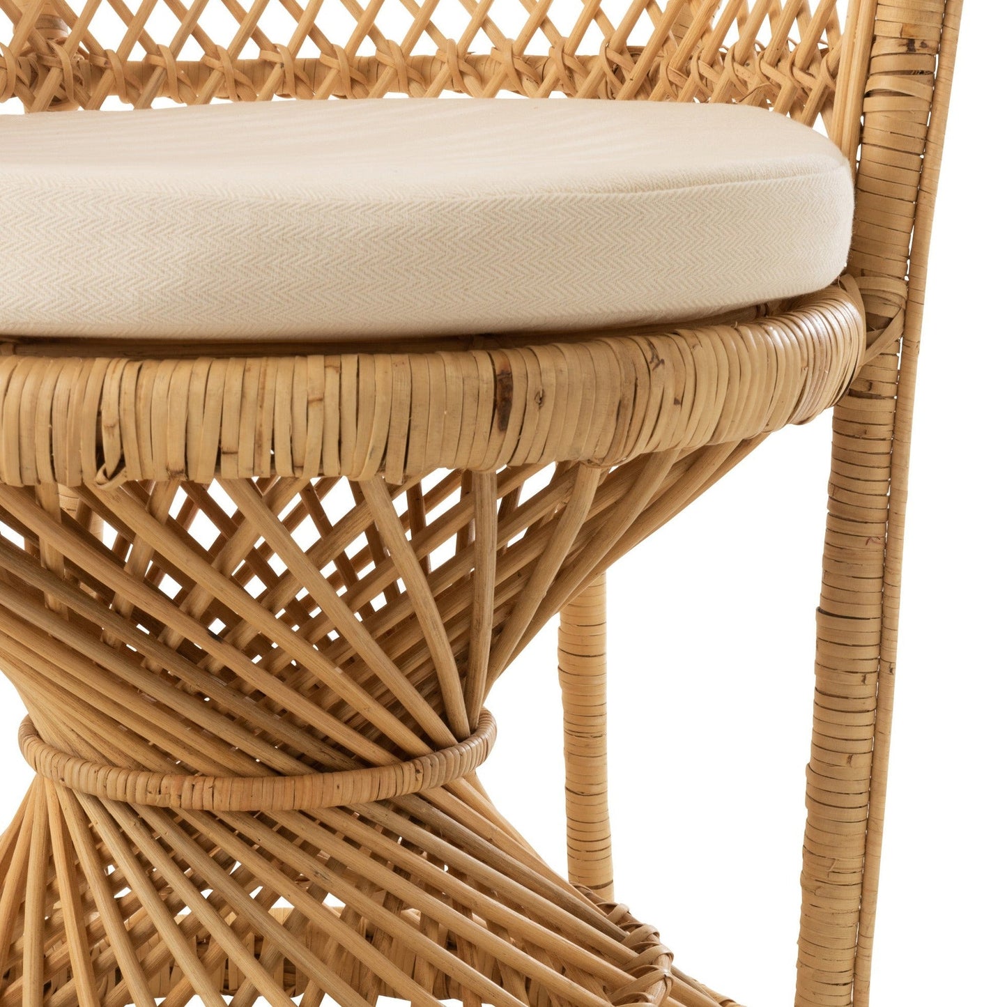 Nature Rattan Armchair W/ Cushion