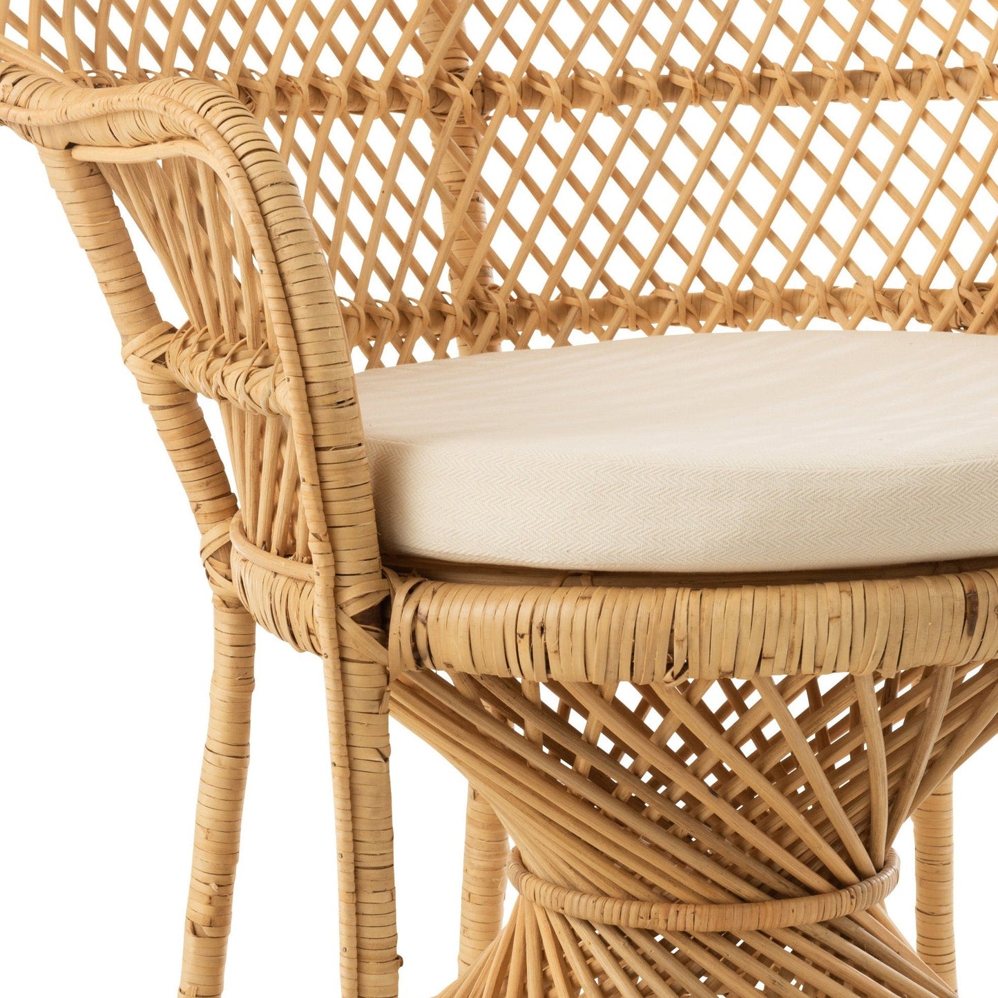 Nature Rattan Armchair W/ Cushion