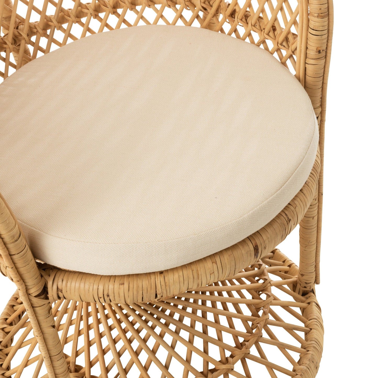 Nature Rattan Armchair W/ Cushion