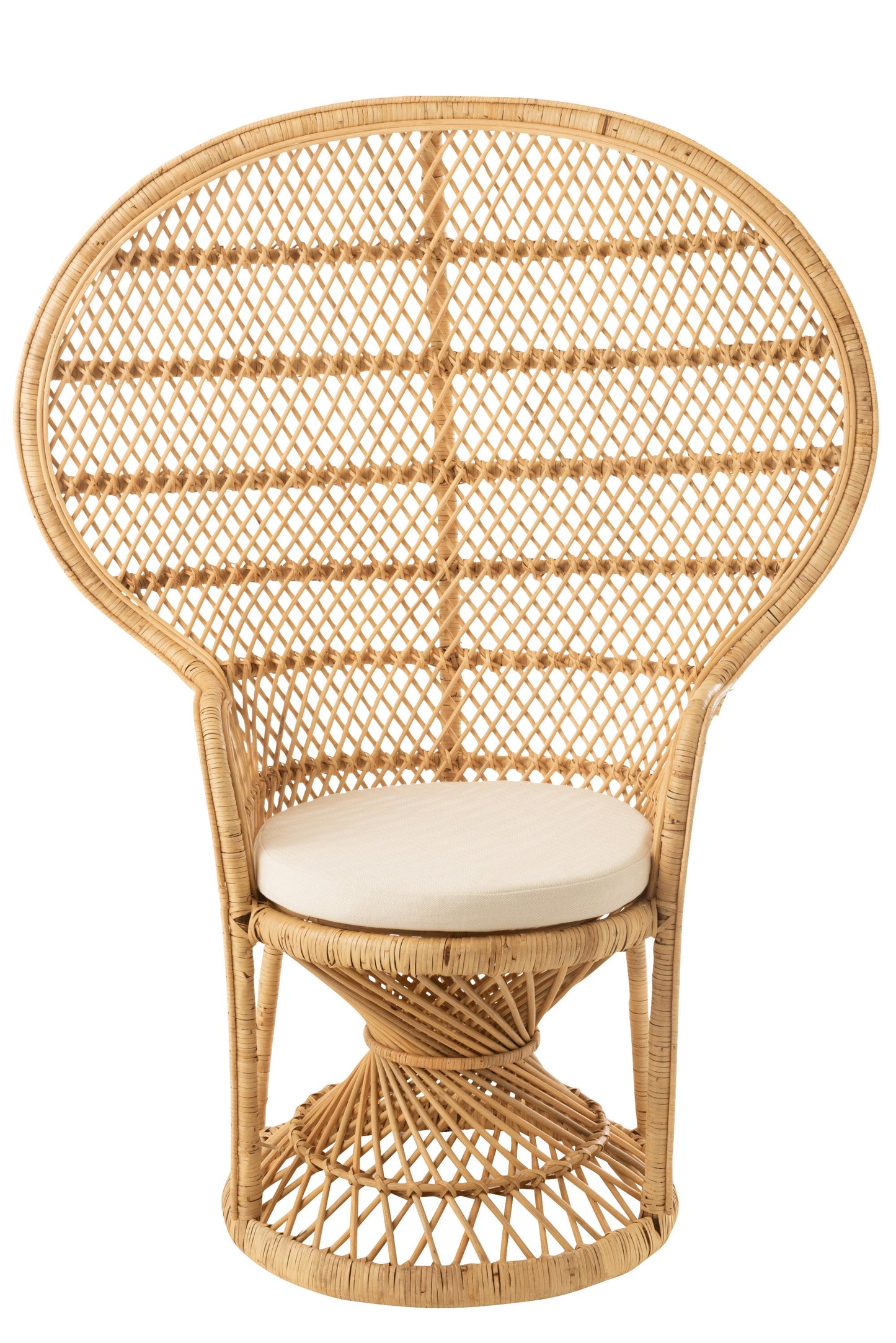 Nature Rattan Armchair W/ Cushion