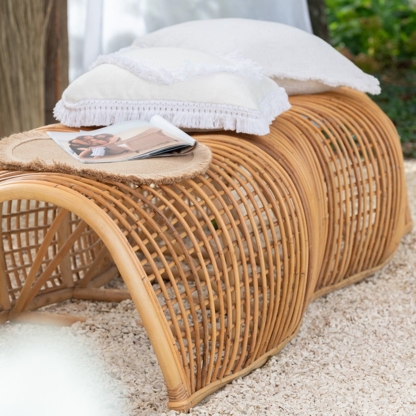 Nature Rattan Bench