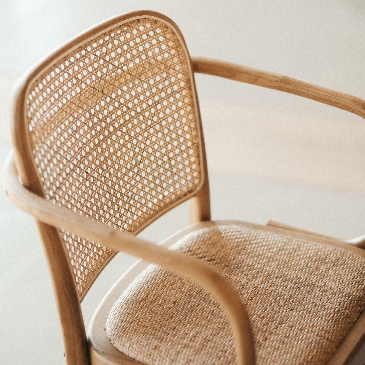 Nature Rattan Chair W/ Arms