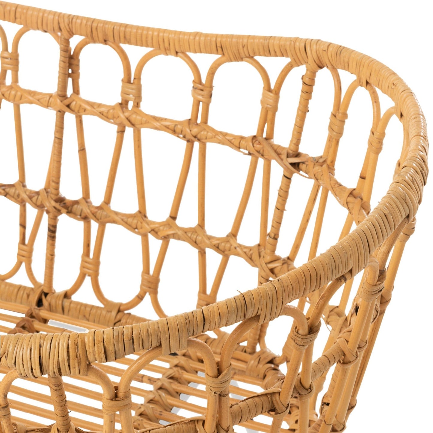 Nature Rattan Cradle W/ Mattress