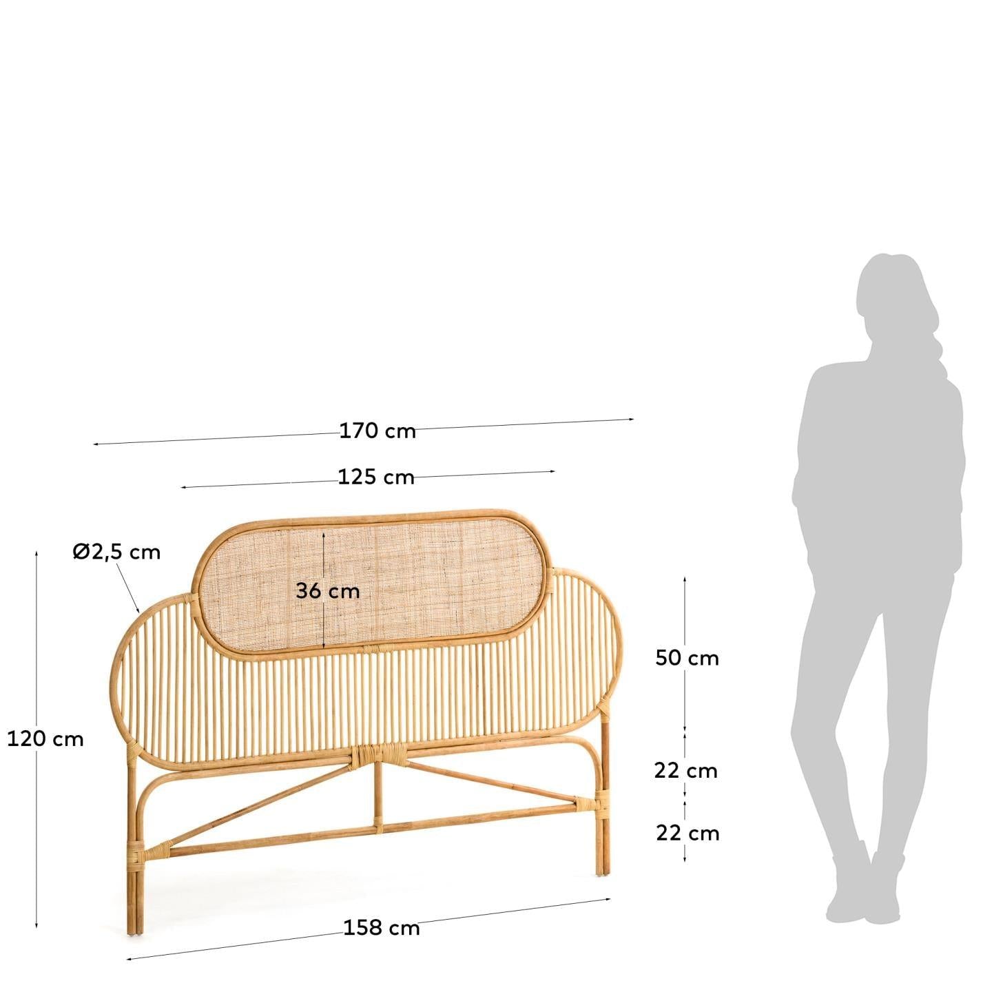 Nature Rattan Headboard