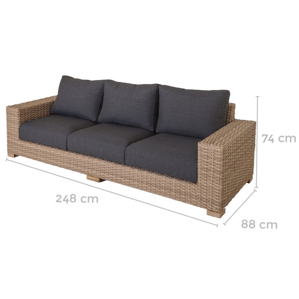 Nature Rattan Sofa