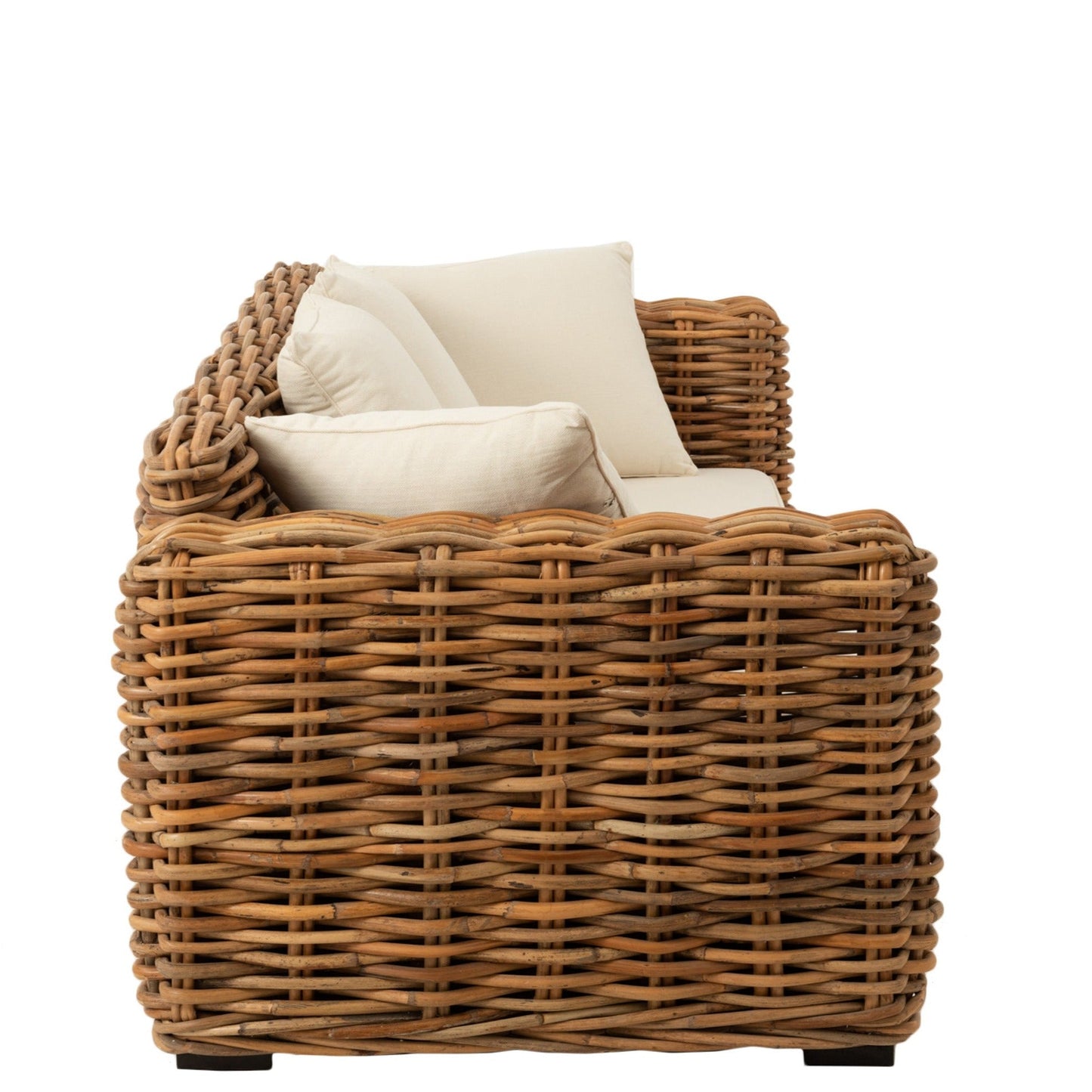 Nature Rattan Sofa W/ Cushions