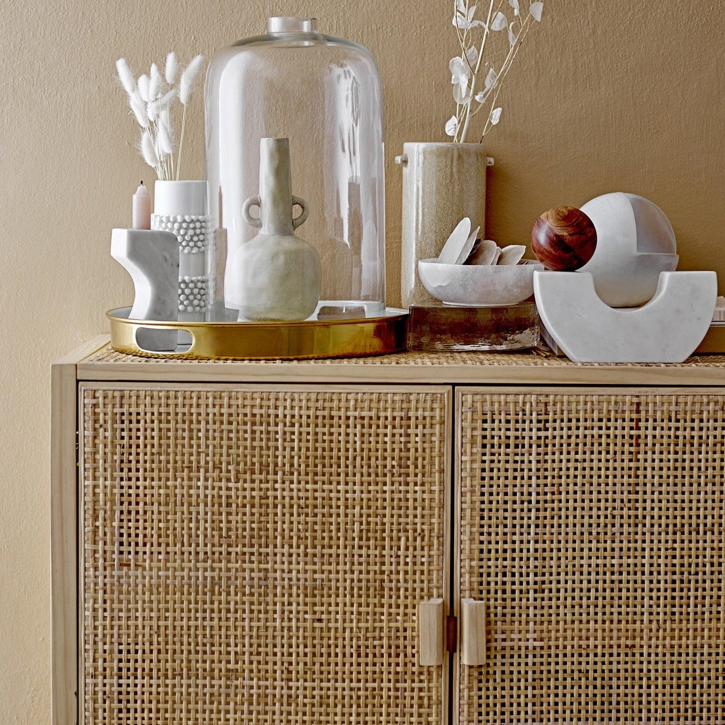 Nature Wood Cabinet W/Shelf