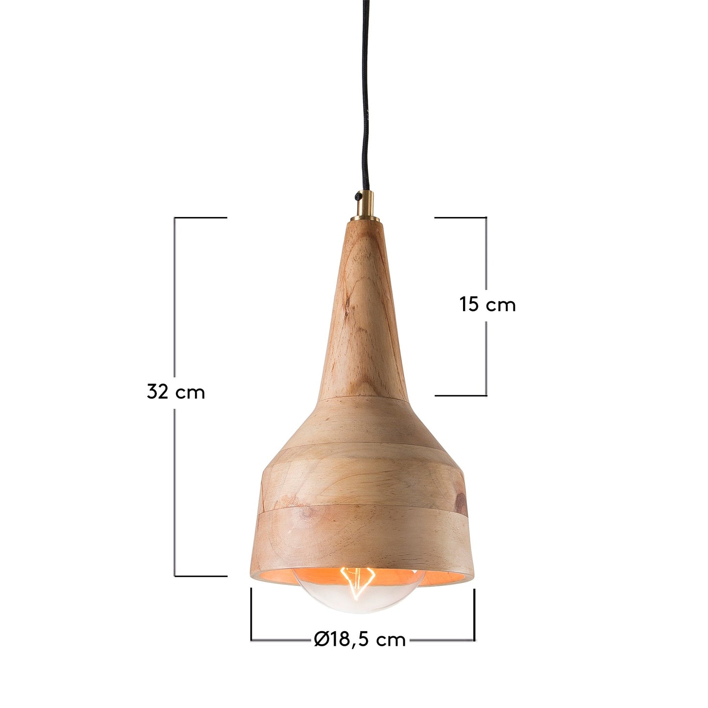 Nature Wood Ceiling Lamp