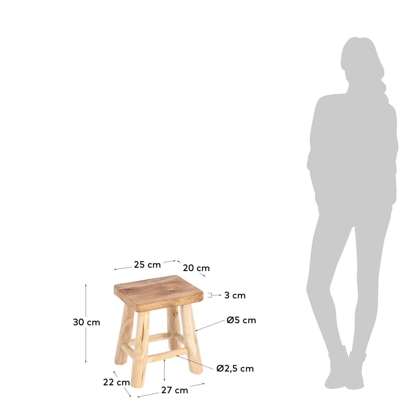 Nature Wood Footrest