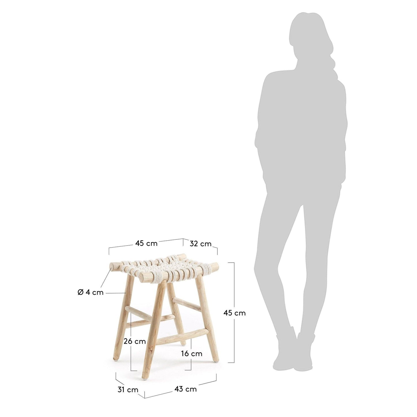 Nature Wood Stool