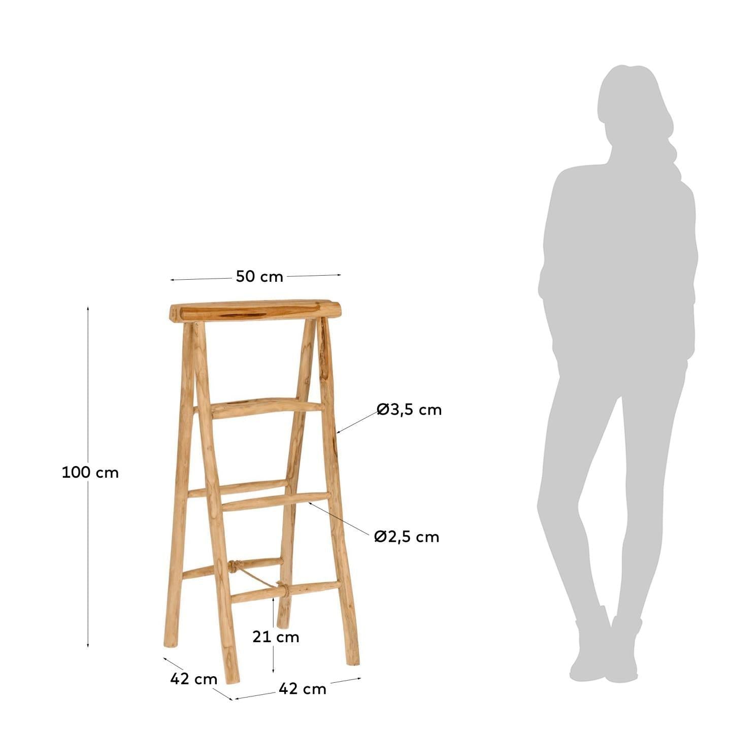 Nature Wood Towel Rack