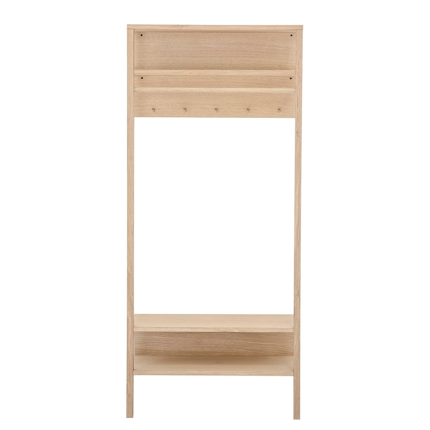 Oak Wood Clothes Rack