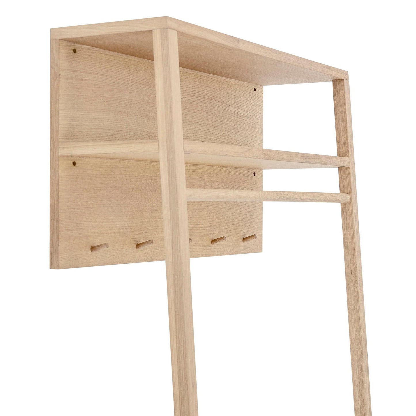 Oak Wood Clothes Rack