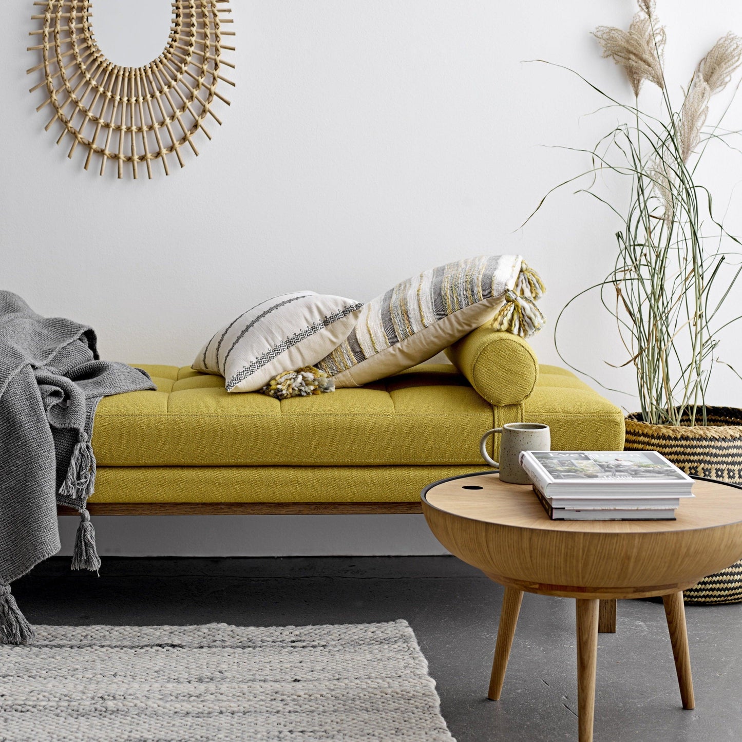 Oak Wood Coffee Table