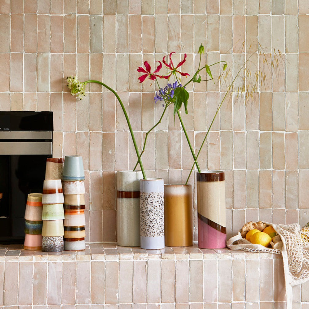Orange Ceramic Vase