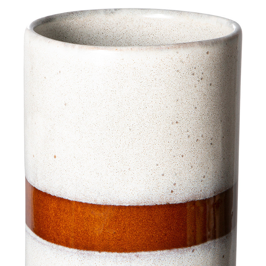 Orange Ceramic Vase