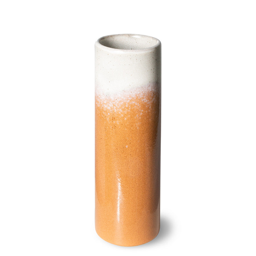 Orange Ceramic Vase