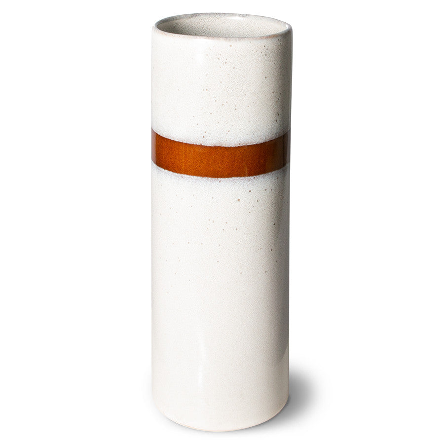 Orange Ceramic Vase