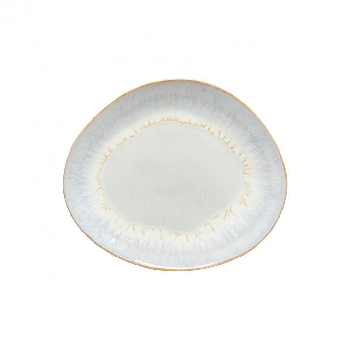 Oval Ceramic Dinner Plate Set (x6)