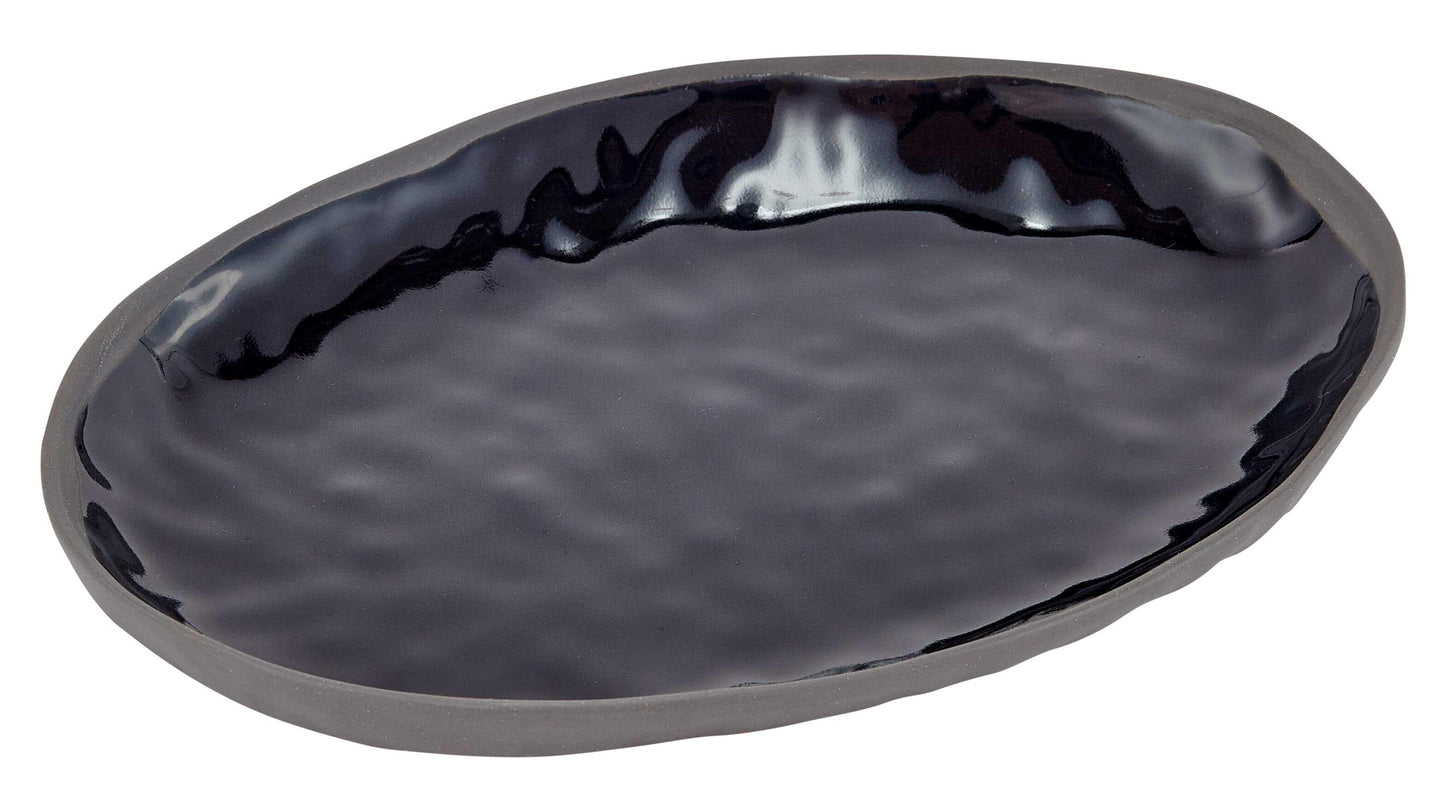 Oval Ceramic Plate Set (x8)