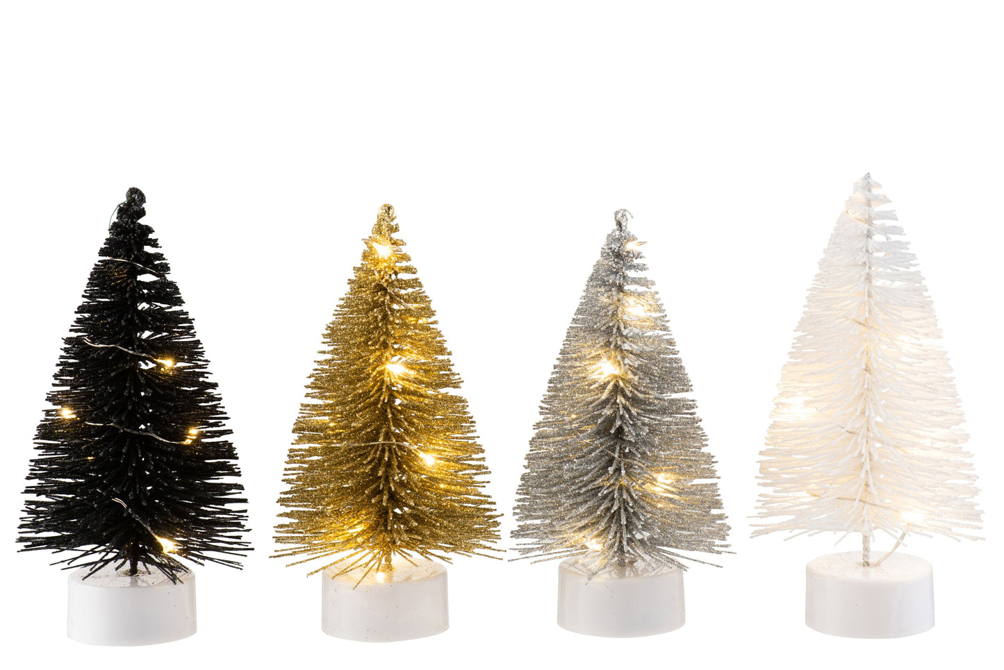 PVC Christmas Tree W/ Led Set (x2)