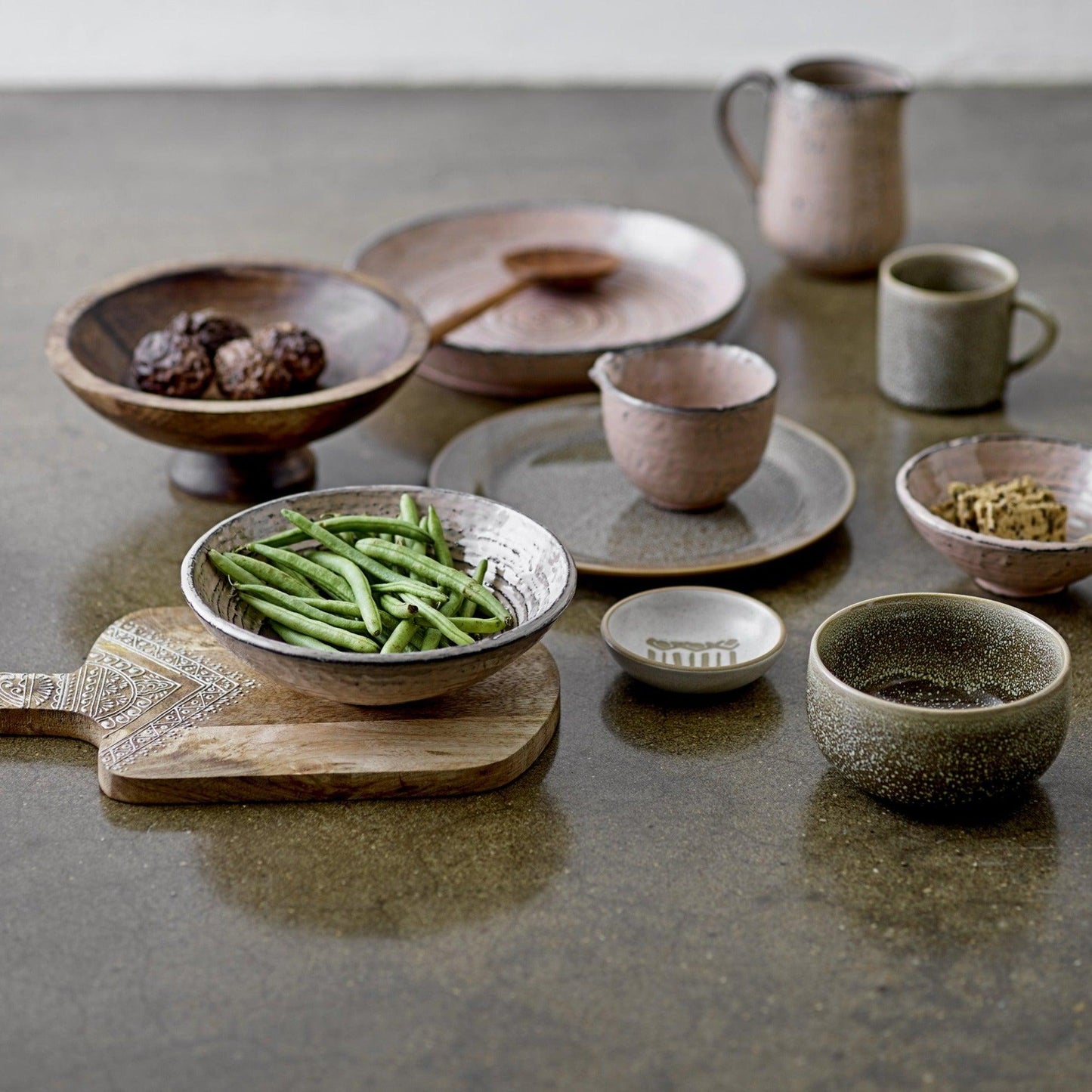 Pink Ceramic Bowl Set (x6)