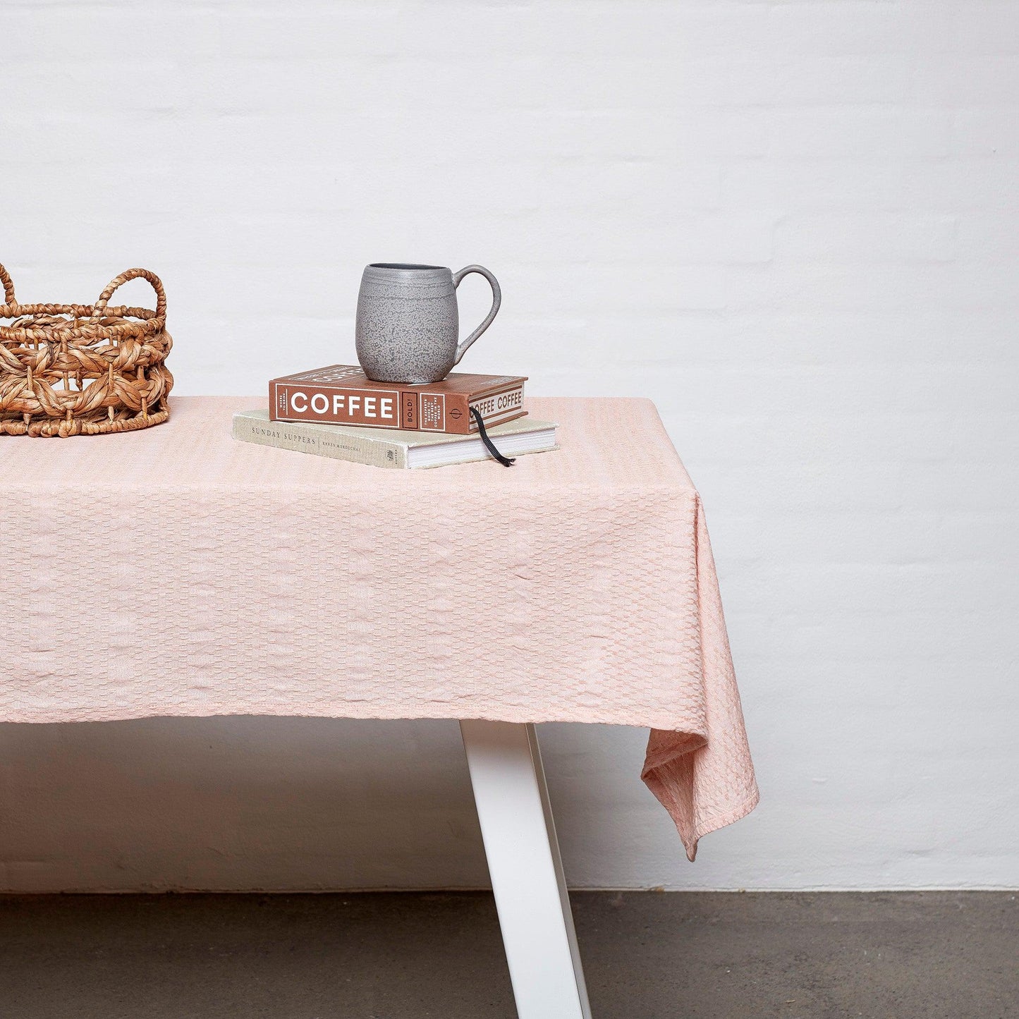 Pink Cotton Table Cloth