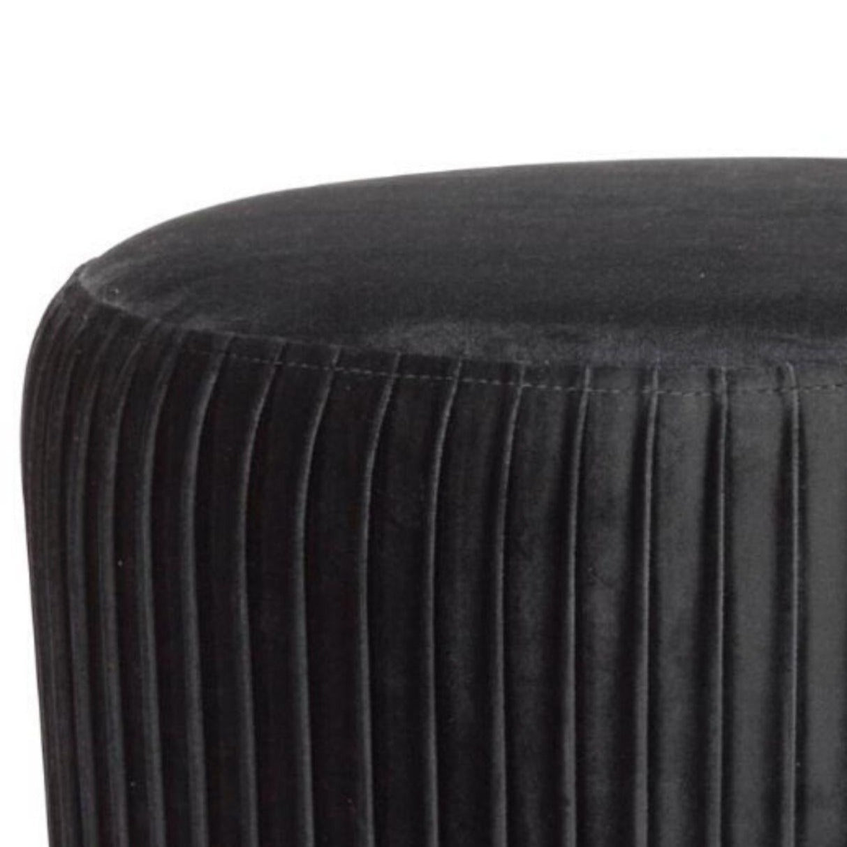 Pleats Polyester Pouf