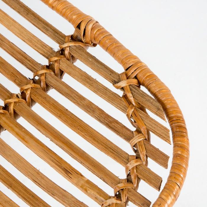 Rattan Chair W/Metal