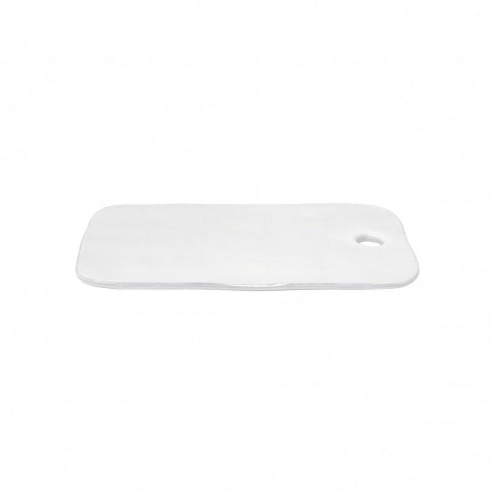 Rectangular White Ceramic Tray