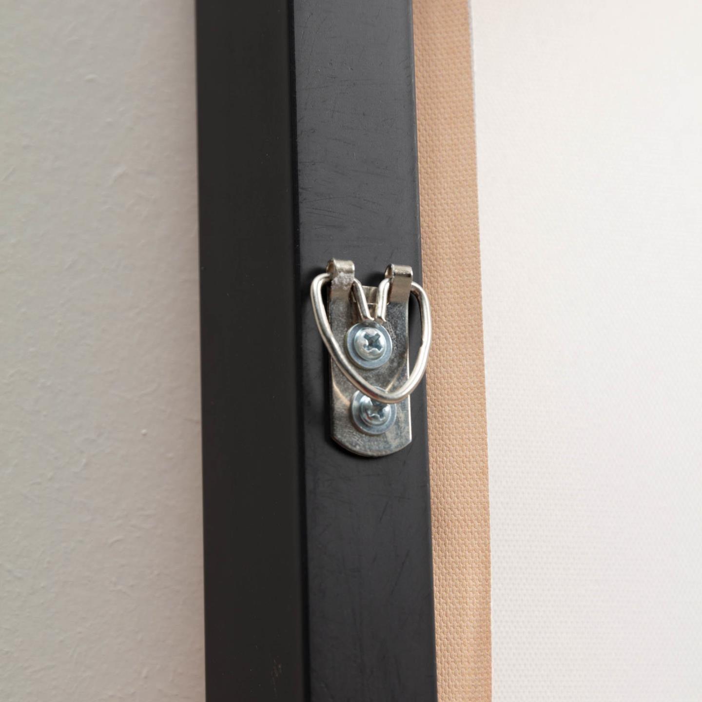 Red Canvas W/Black Frame