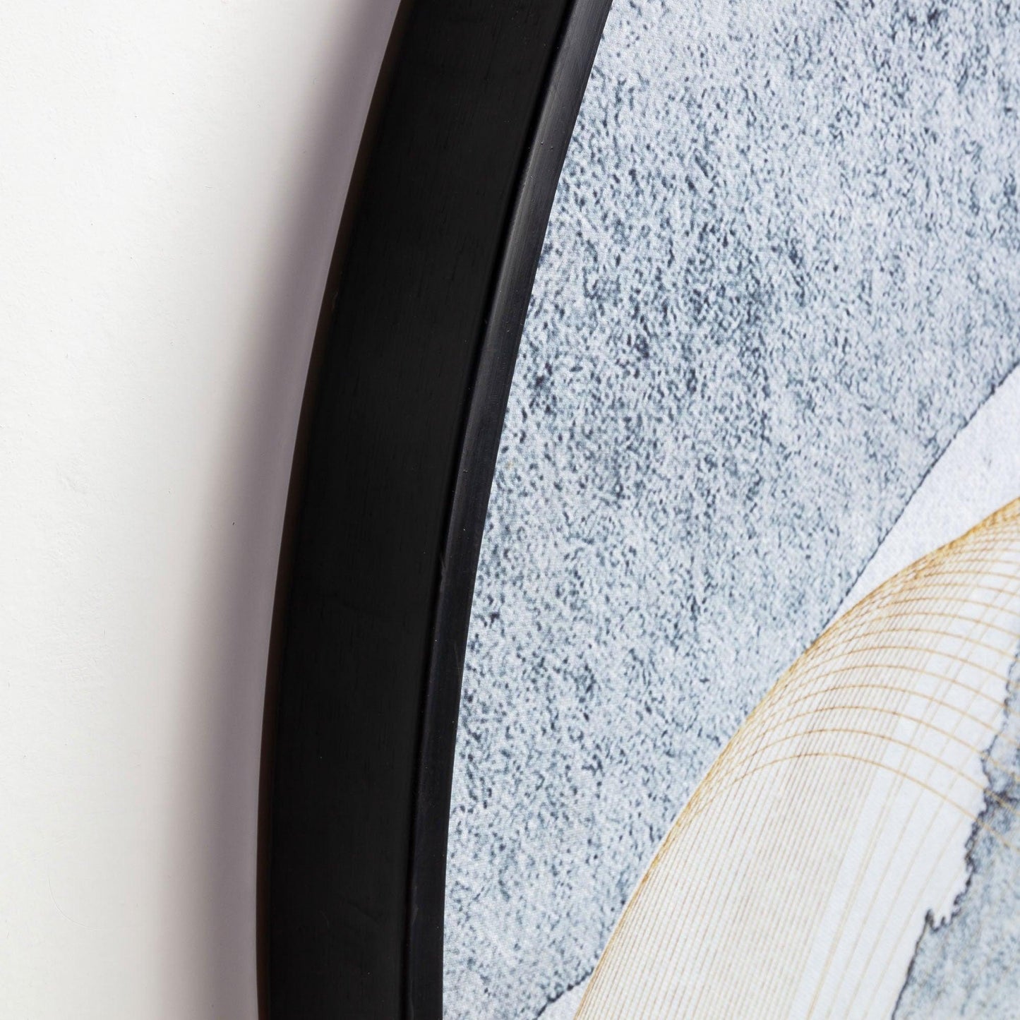 Round Blue Canvas